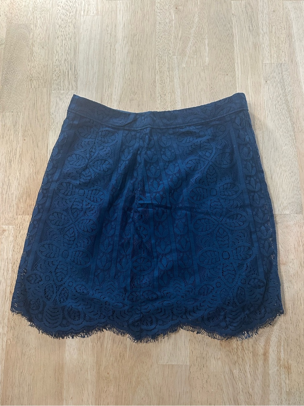 Hollister Navy Lace Mini Skirt